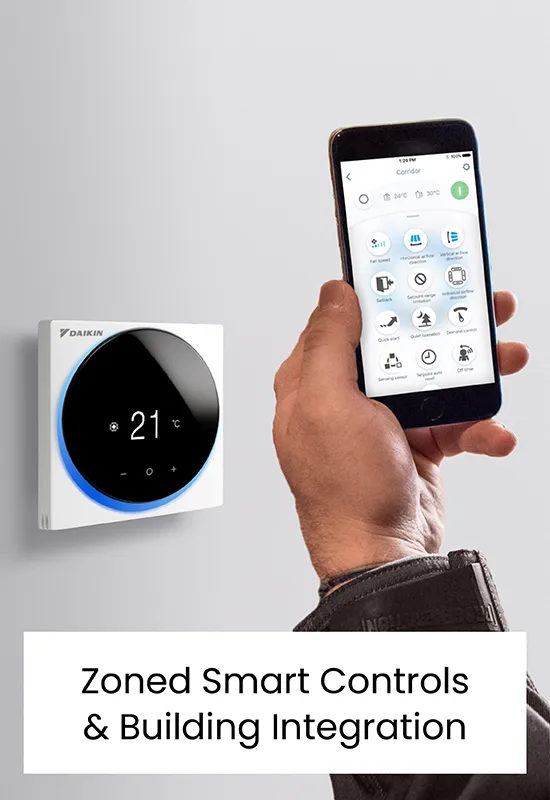Zoned Smart Controls and Building Integration Slider